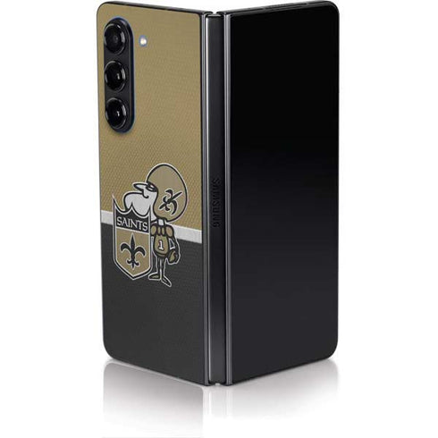 NFL New Orleans Saints Vintage Galaxy Z Fold5 5G Skin